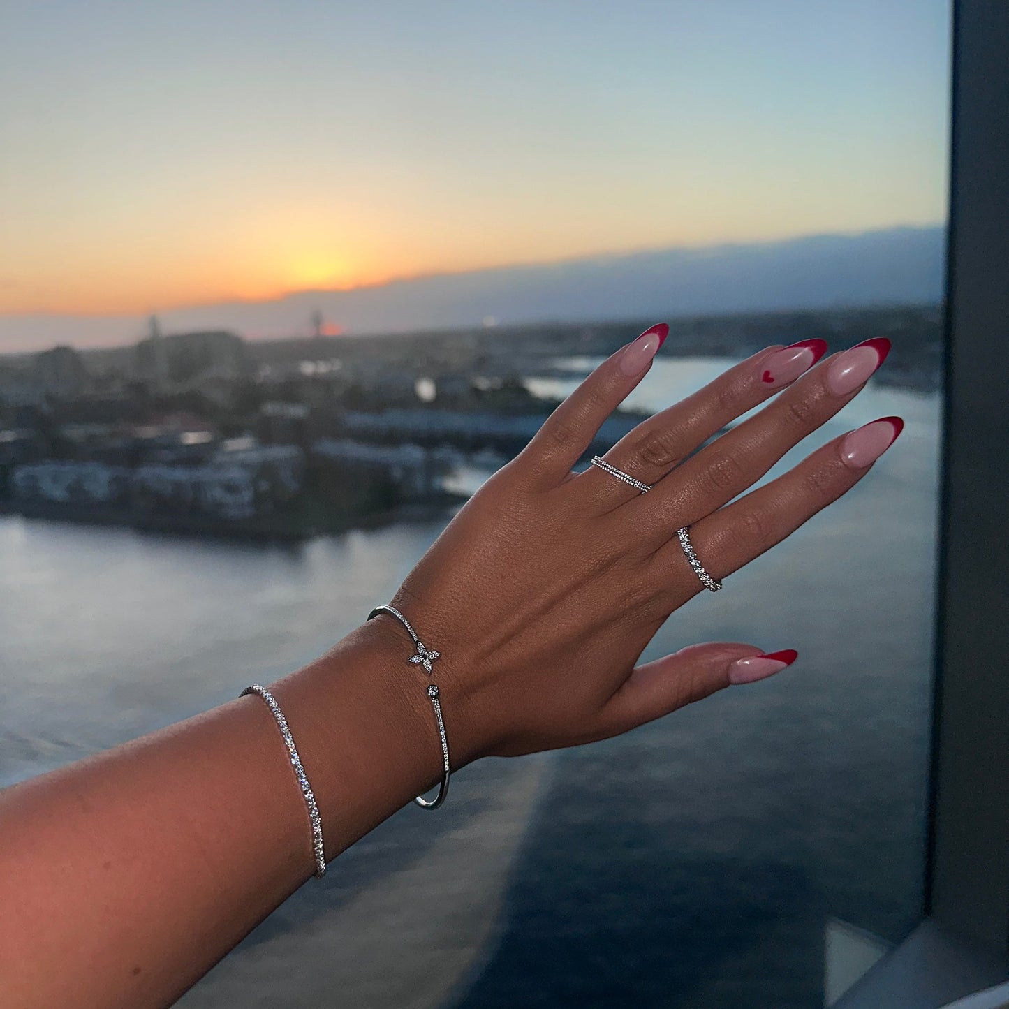 LOUISA BANGLE- SILVER