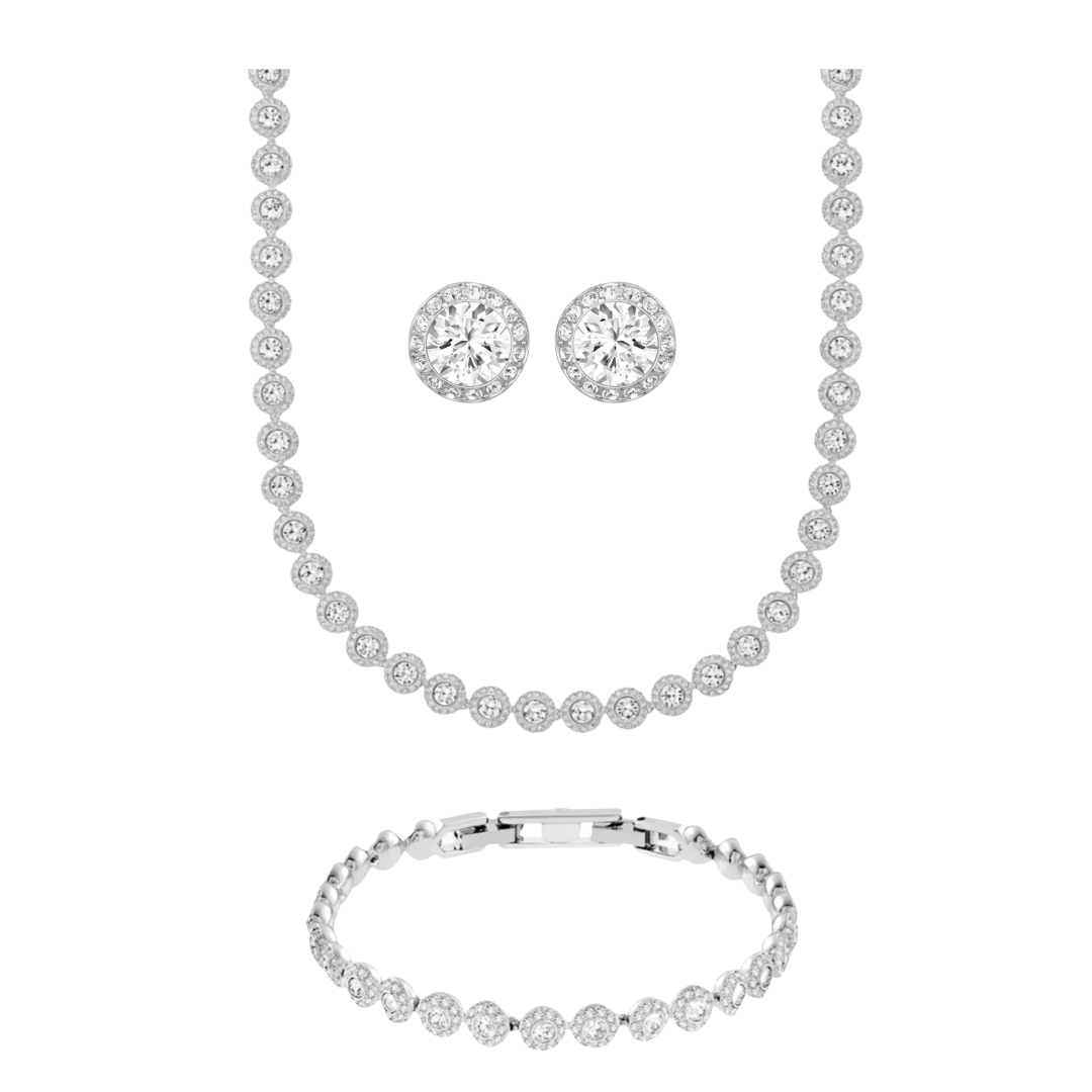ANGEL TENNIS SET- SILVER - 3 PIECE