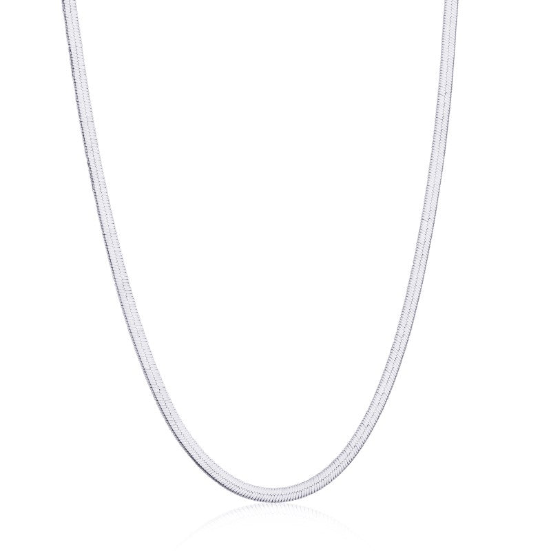 BAND NECKLACE- SILVER