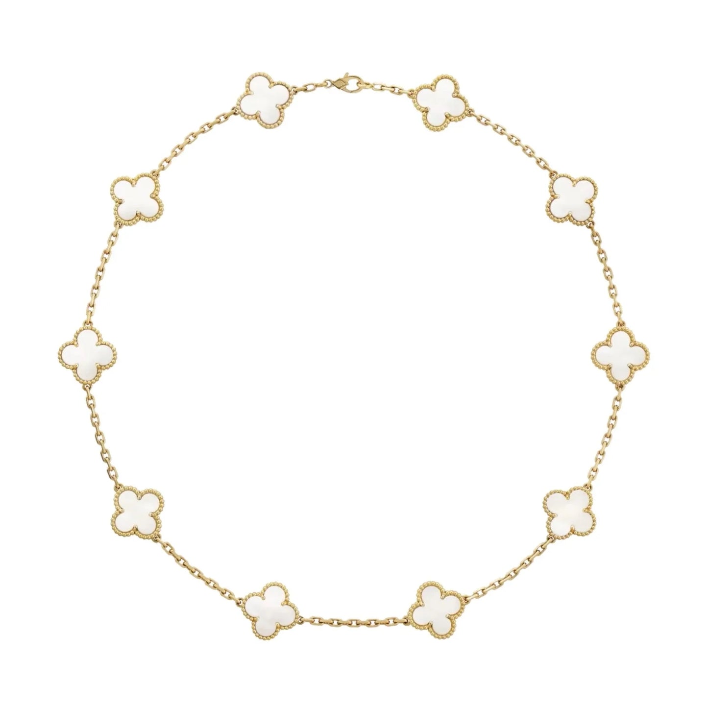VANESSA NECKLACE- GOLD + PEARL