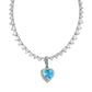 ELLE HEART CHARM AQUA- BLUE