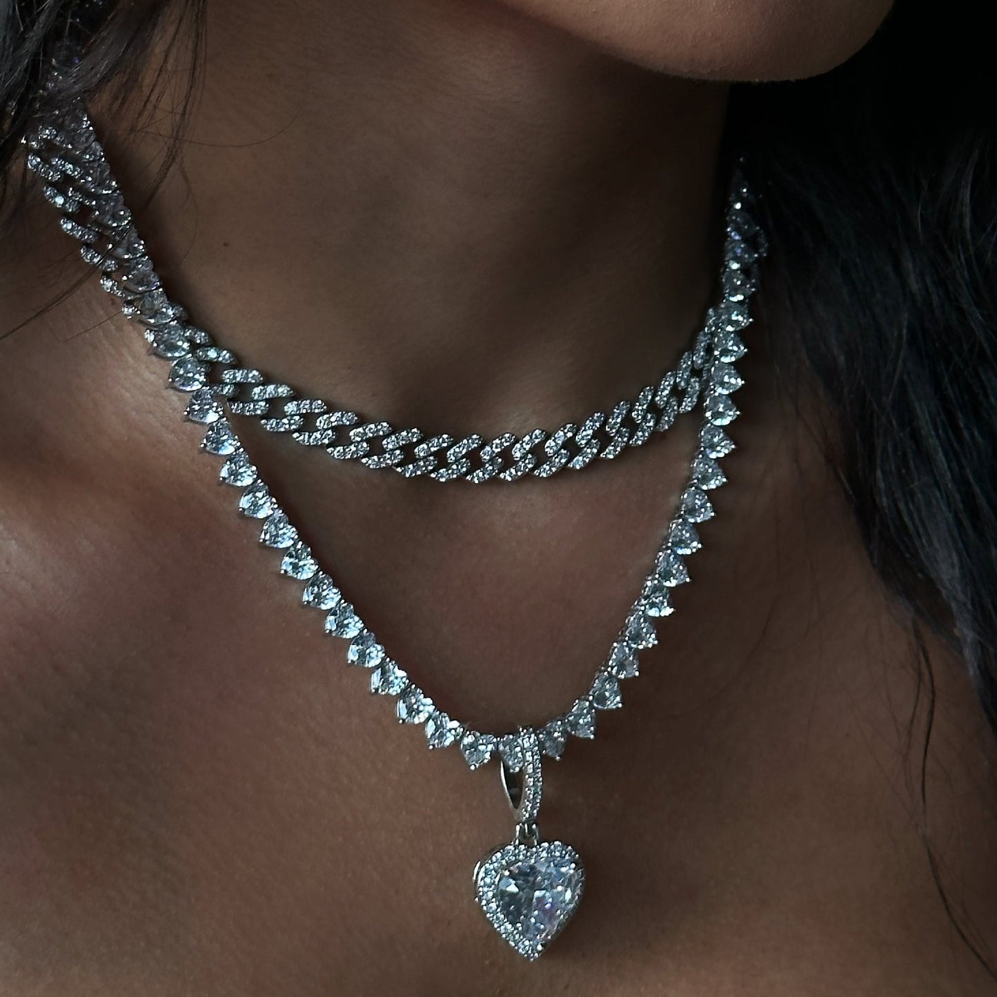 ELLE HEART CHARM- SILVER