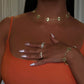 VANESSA NECKLACE- GOLD GUILLOCHÉ