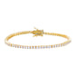 SARINA 2MM TENNIS BRACELET- GOLD