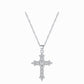 STERLING SILVER MINI CROSS NECKLACE