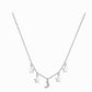 STERLING SILVER MOON AND STARS NECKLACE
