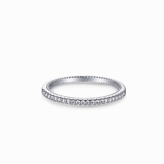 STERLING SILVER SIMPLICITÉ INFINITY BAND RING