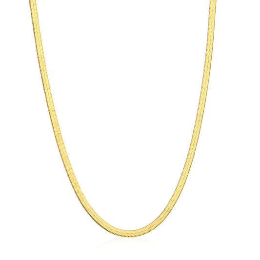 GOLD PLATED BAND NECKLACE