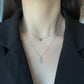 HAMSA HAND NECKLACE- SILVER