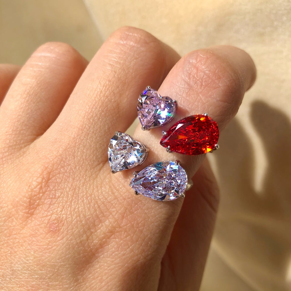 STERLING SILVER MON AMOUR RING