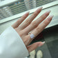 STERLING SILVER PLAIN BAND GODDESS RING