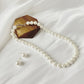 STERLING SILVER WHITE PEARL NECKLACE