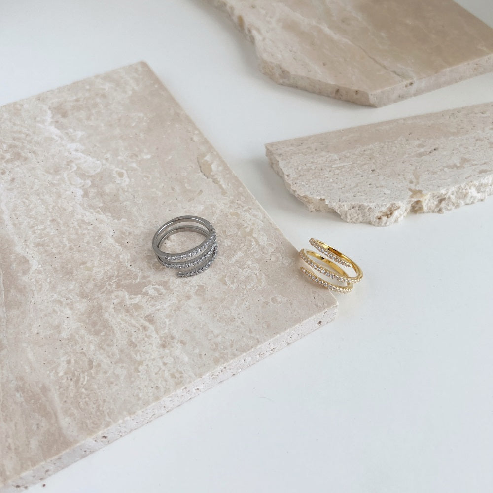 LUXE BAND RING- GOLD