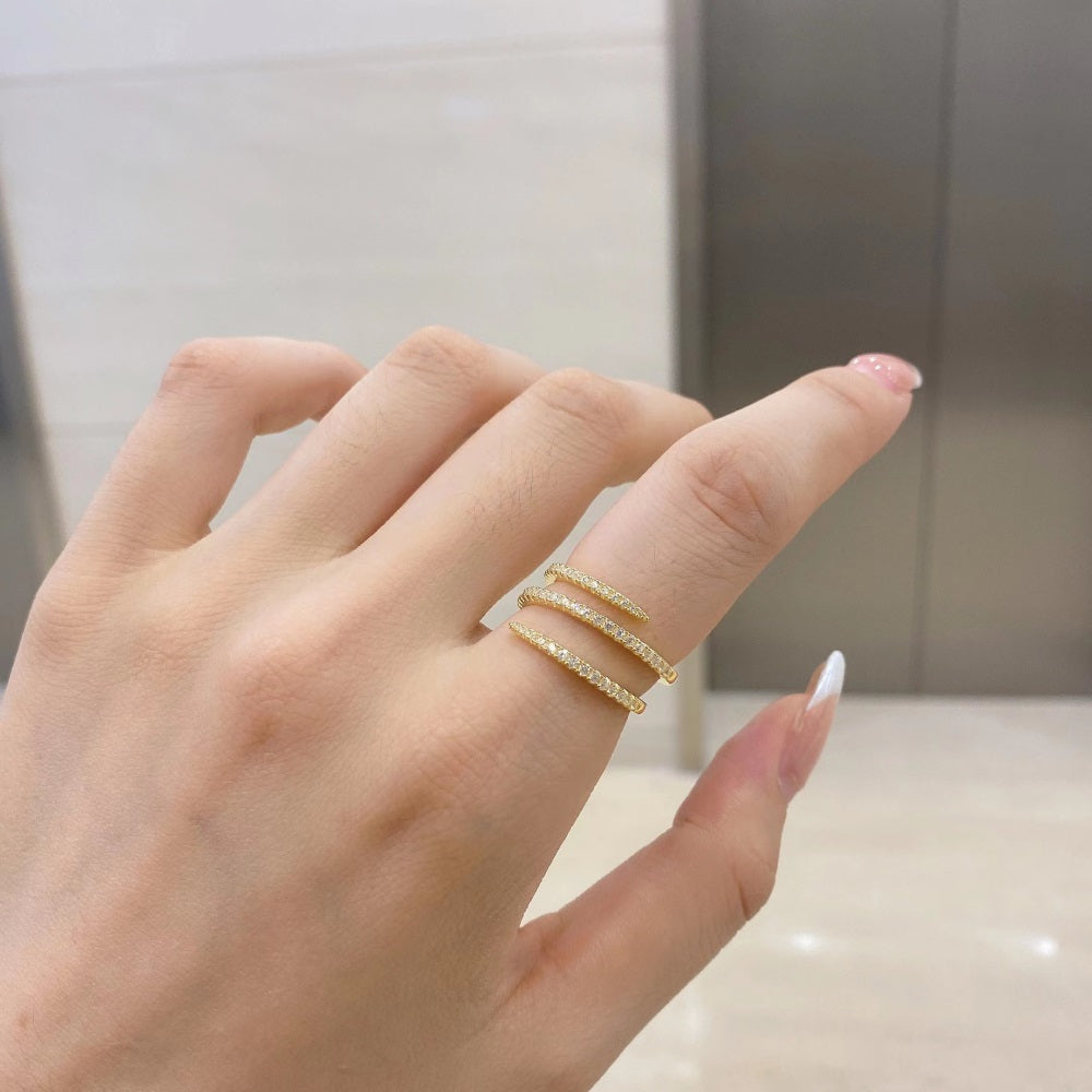 LUXE BAND RING- GOLD