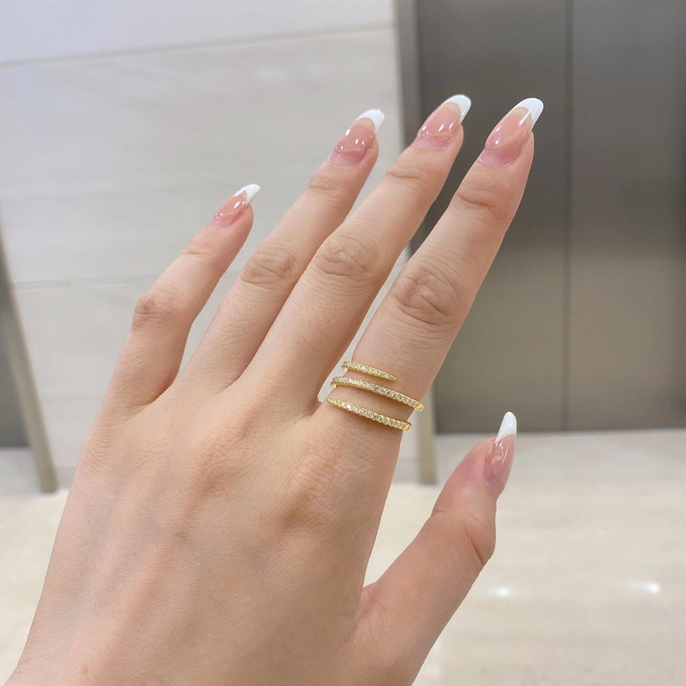LUXE BAND RING- GOLD