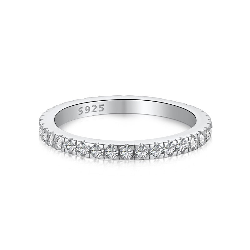INFINITY BAND RING- SILVER