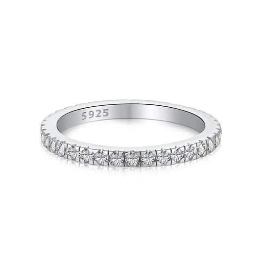 INFINITY BAND RING- SILVER