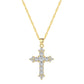 MINI CROSS NECKLACE- GOLD