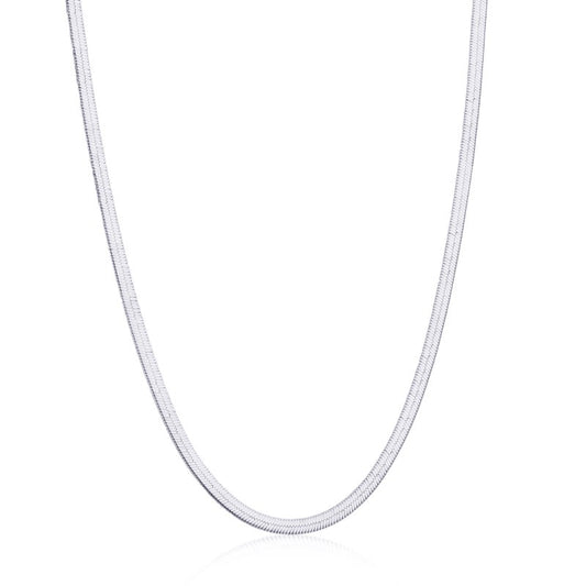 BAND NECKLACE- SILVER