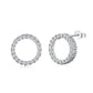 STERLING SILVER MINI INFINITY EARRINGS