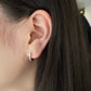 STERLING SILVER MINI HOOP EARRINGS