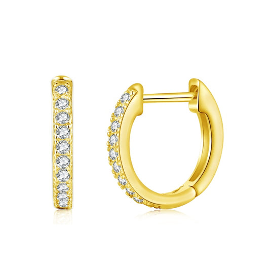 GOLD PLATED MINI HOOP EARRINGS