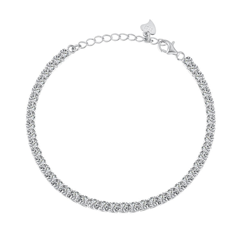 TALIA 3MM ADJUSTABLE TENNIS BRACELET STERLING SILVER