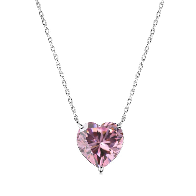 STERLING SILVER PINK AMANTE NECKLACE