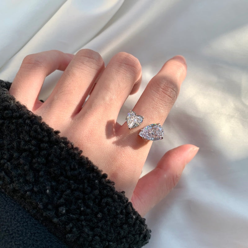 STERLING SILVER MON AMOUR RING