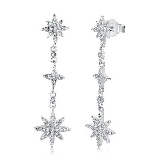 STERLING SILVER STELLA DANGLE EARRINGS