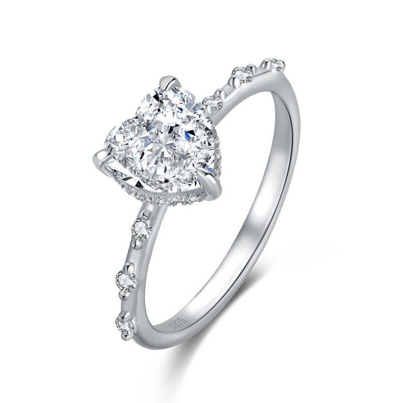 STERLING SILVER MILANI RING HEART