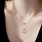 GOLD PLATED SUN AND STAR NECKLACE SET