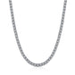 SARINA 2MM TENNIS NECKLACE- SILVER