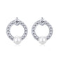 STERLING SILVER MINI PEARL EARRINGS