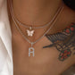 INITIAL TENNIS NECKLACE