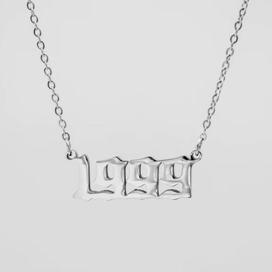 SILVER YEAR NECKLACE