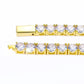 LUXE 5MM TENNIS NECKLACE- GOLD