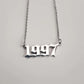 SILVER YEAR NECKLACE