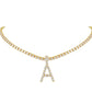 INITIAL TENNIS NECKLACE